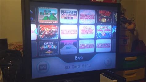 My Wii Sd Card Menu Youtube