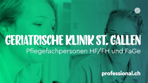 Spass Am Arbeiten Geriatrische Klinik St Gallen Professional Ch