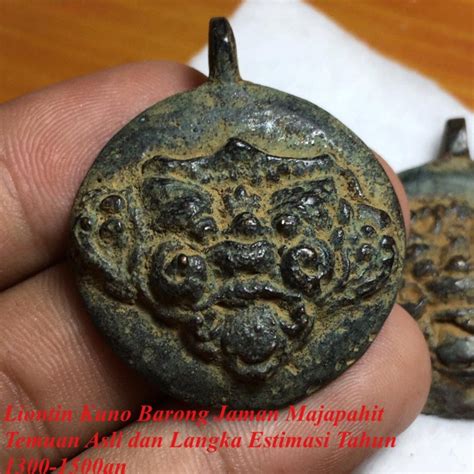 Jual Liontin Kuno Barong Majapahit Asli Tahun An Temuan Kab