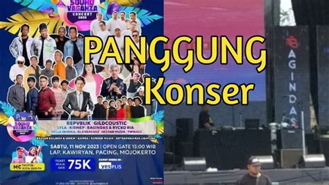 Panggung Konser Bagindas Gilga Sahid Di Langan Spn Polda Jatim Pacing