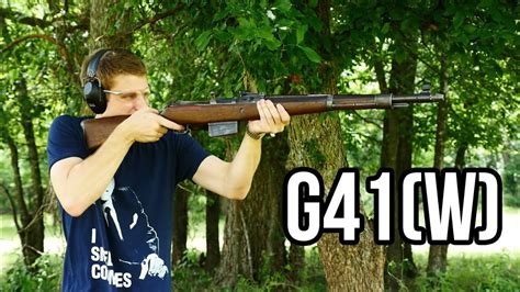 G41(W) Rifle Shooting: WWII German Semi-Auto - YouTube