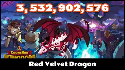 CookieRun Kingdom Guild Boss Red Velvet Dragon Stable Team 姜