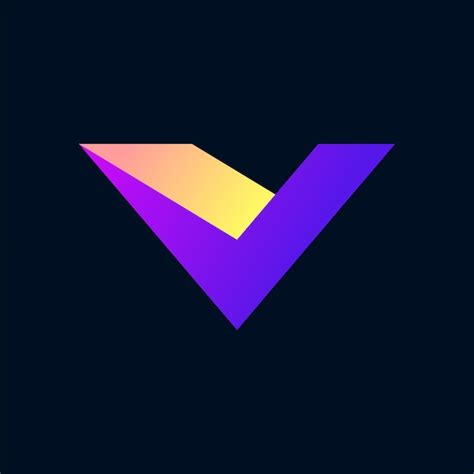 Logotipo Moderno De La Letra V Vector Premium