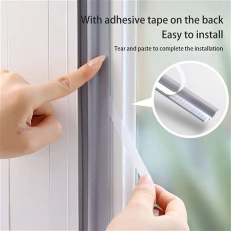 In Self Adhesive Window Gap Sealing Strip Windproof Soundproof