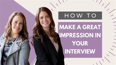 How To Make A Great First Impression In A Job Interview I Tips How