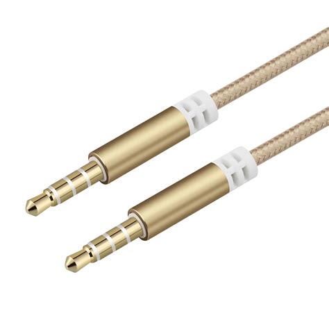 Songful A10 3 5mm Male To 3 5mm Male Audio Cable 4 Sections 3 5mm Jack Stereo Extension Cable