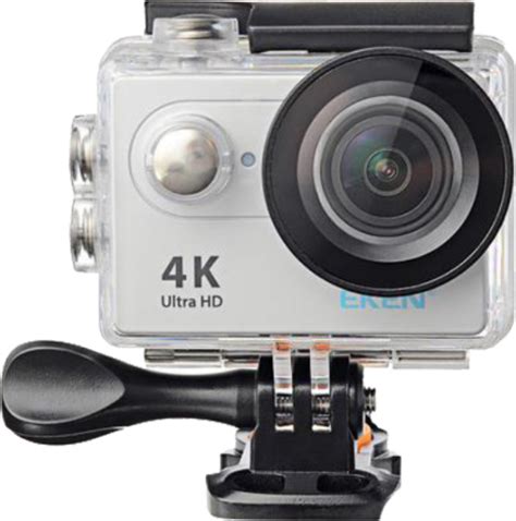 Eken H9R Action Camera 4K Ultra HD Υποβρύχια με Θήκη με WiFi Ασημί με