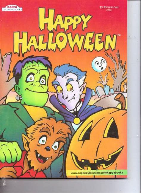 Pre Owned Kappa Coloring Books Happy Halloween Paperback