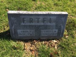 Charles W Ertel M Morial Find A Grave