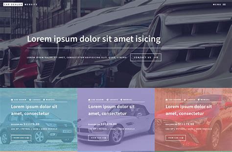 Free Car Dealer Website Templates | Auto Dealer Templates | PHPJabbers