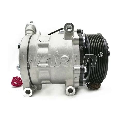 24V Truck Auto AC Compressor For SANY XCMG CAMC Crane 708 7H13 24V 6PK