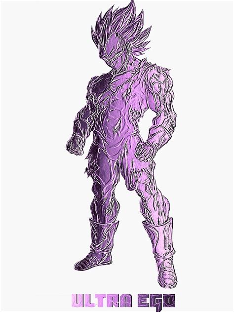 "Vegeta Ultra Ego Form Artwork" Sticker for Sale by Dregart | Redbubble