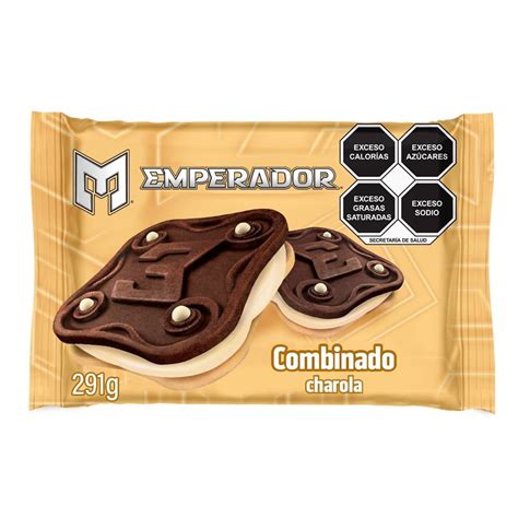 Galletas Gamesa Emperador tipo sándwich sabor chocolate y vainilla 291