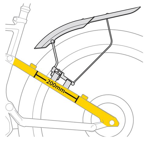 Topeak Tetrafender M Mtb Schutzblech Hinten