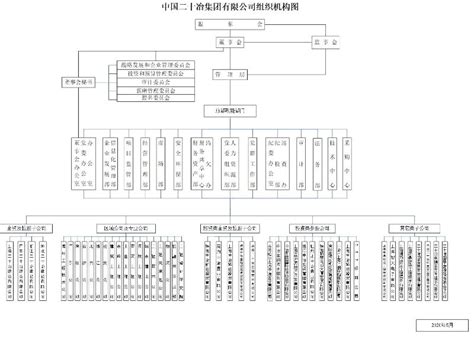 中国二十冶集团有限公司 组织结构