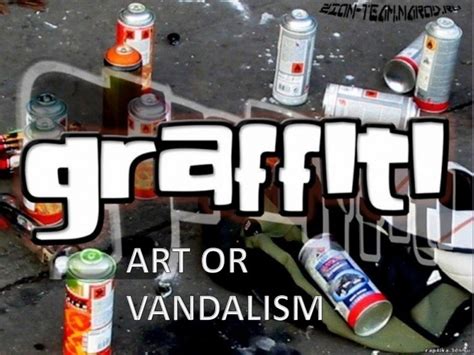 Graffiti art or vandalism