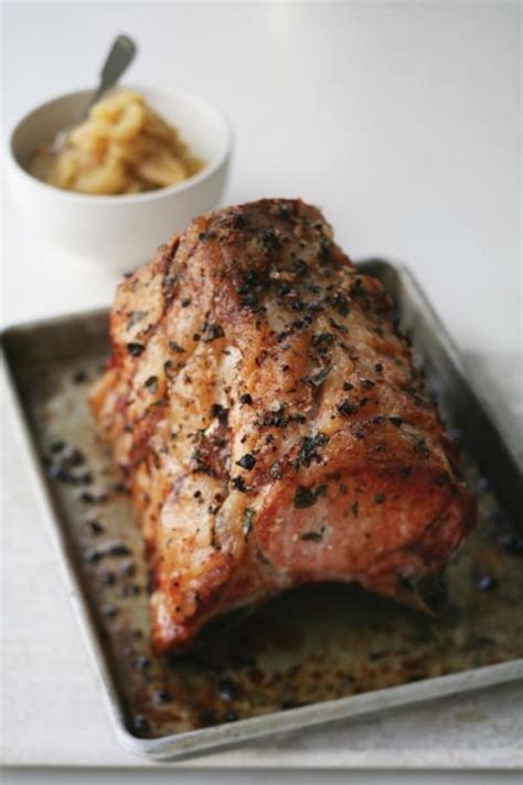 Curtis Stone S Roast Pork Loin And Endive Salad With Stilton And Roasted Walnuts The Saturday