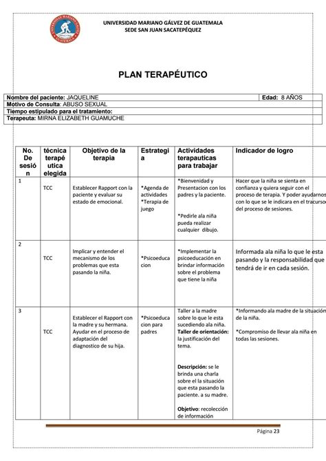 Plano Terap Utico Singular Exemplo Braincp