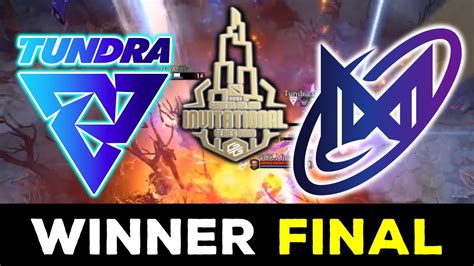 Nigma Galaxy Vs Tundra Winners Final Gamers Galaxy Dota 2