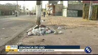 Bom Dia Par Problemas A Coleta De Lixo Continuam Em Bel M