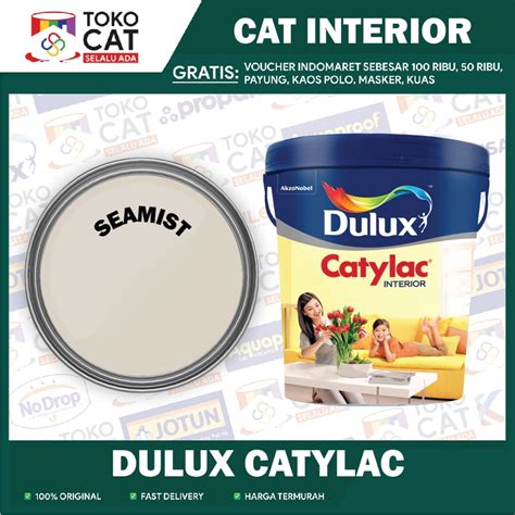 Jual Cat Tembok Interior Dulux Catylac Tinting Seamist Kg