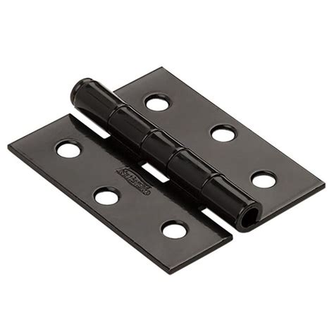 National Hardware 3 In Black Barrel Door Hinge In The Door Hinges