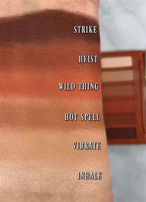 Urban Decay Naked Petite Heat Eyeshadow Palette Swatches Review Eotd