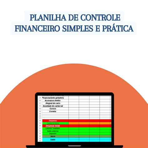 Planilha de controle financeiro simples e prática Carlos Lira Hotmart