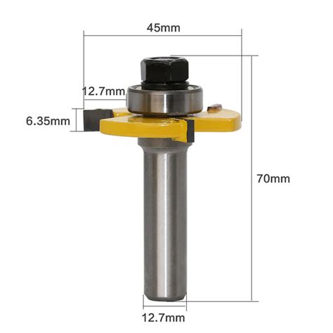 1Pc Biscuit Jointing Router Bit 20 C3 Carbide Tipped 1 2 Shank