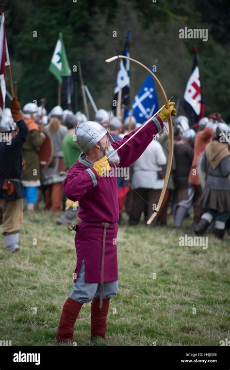 Reenactment Of The 1066 Battle Of Hasting On The 950th Anniversary Of