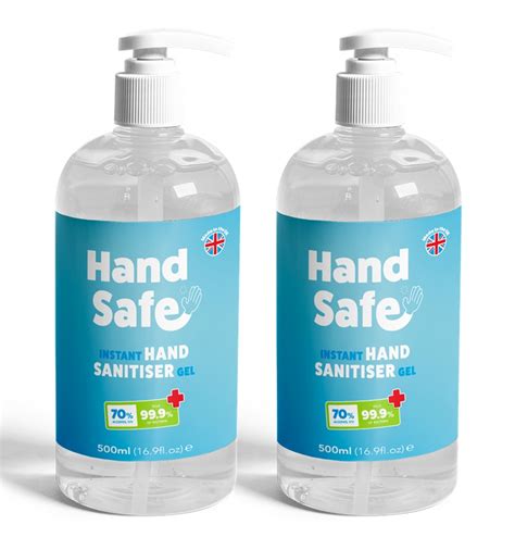 500ml Hand Sanitiser Gel With Pump Top 024459 Easygift Products