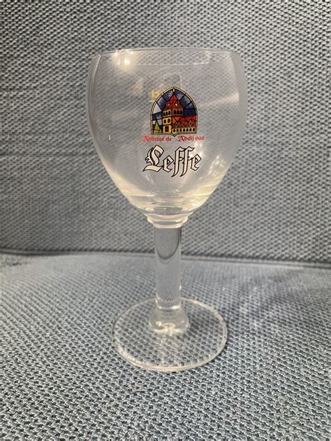 Leffe Belgium Abbey Monk Beer Drink Glass Chalice Goblet Cl