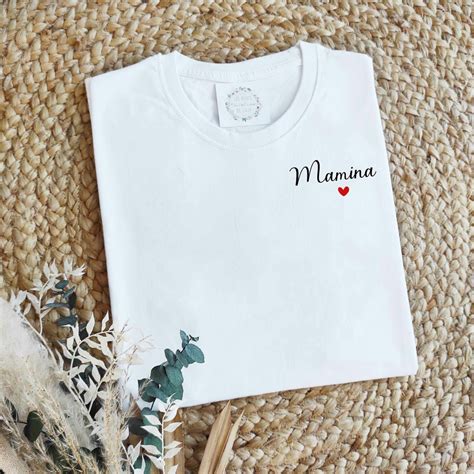 TEE SHIRT PERSONNALISE SURNOM COLLECTION MAMIE Les Petits