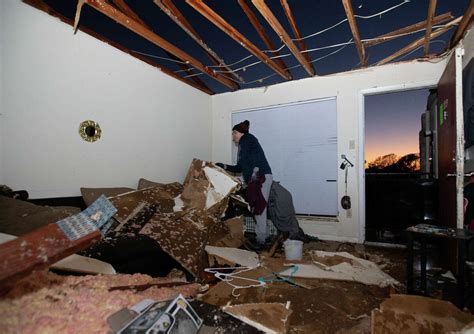 Houston tornado damage photos from severe storm's path