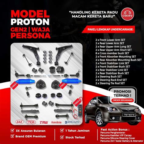 Combo Deal Proton Waja Gen Persona Restoration Suspension