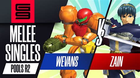 Wevans Samus Vs Zain Marth Melee Singles Pools Winners Semi Final