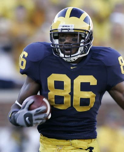 Touch The Banner Former Michigan Athlete Of The Week Mario Manningham