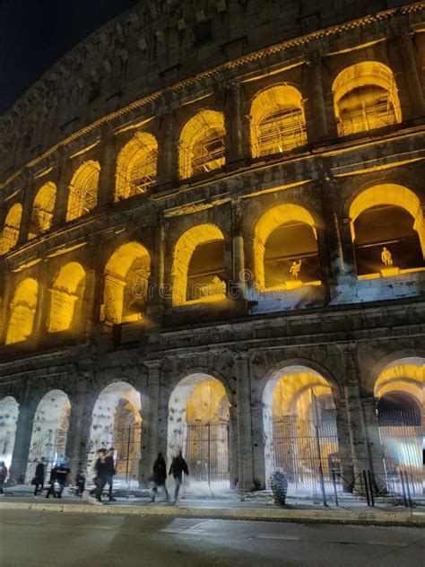 A Night at the Colosseum Rome Stock Image - Image of evening, arch: 272758719