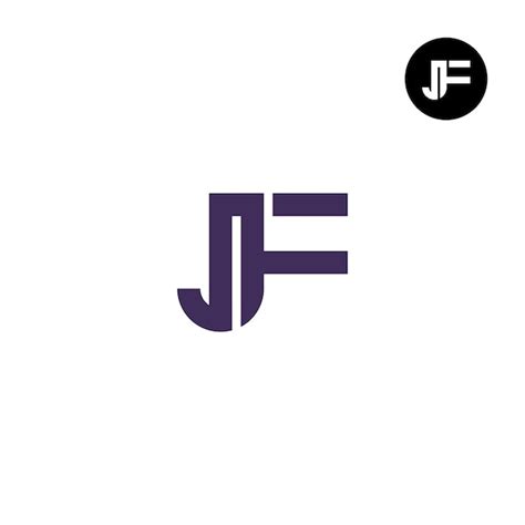 Premium Vector Letter Jf Monogram Logo Design