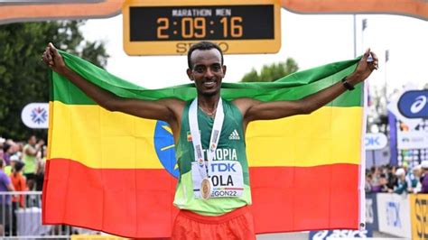 Mundial de Atletismo 2022 Tamirat Tola gana el maratón