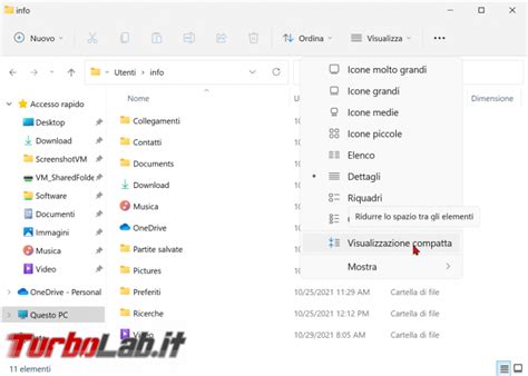 Windows 11 Come Attivare Visualizzazione Compatta In Esplora File Per
