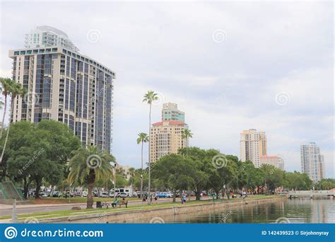 St Pete skyline stock image. Image of frequent, beauty - 142439523