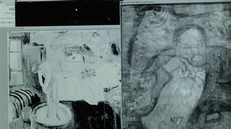 Picasso S Painting The Blue Room Reveals Hidden Man Beneath The Surface Daily Mail Online