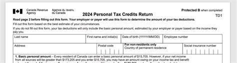 How To Fill Out Td1 Form If You Have Two Jobs