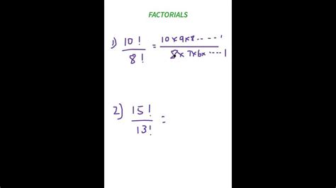 Factorials Trick To Find Factorial Of 2 Number Short Trick For Factorial Shorts Shortsvideo