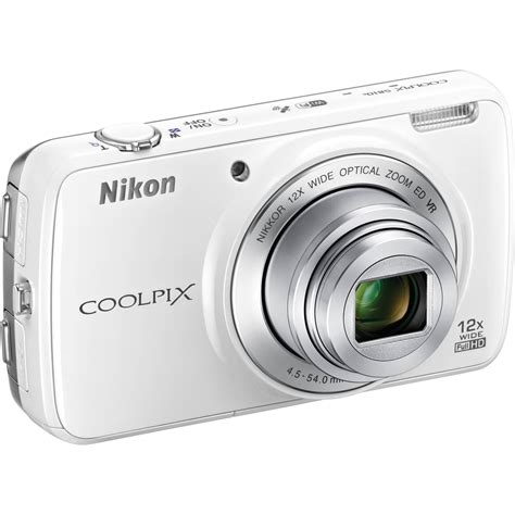 Nikon COOLPIX S810c Digital Camera (White) 26428 B&H Photo Video