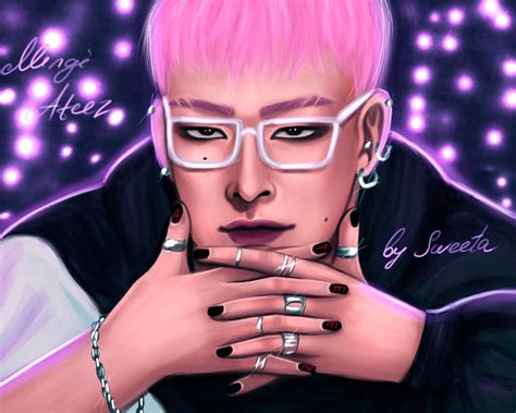 Mingi Ateez Pink Hair By Sweeta Ver 2 By Sweeta On Deviantart