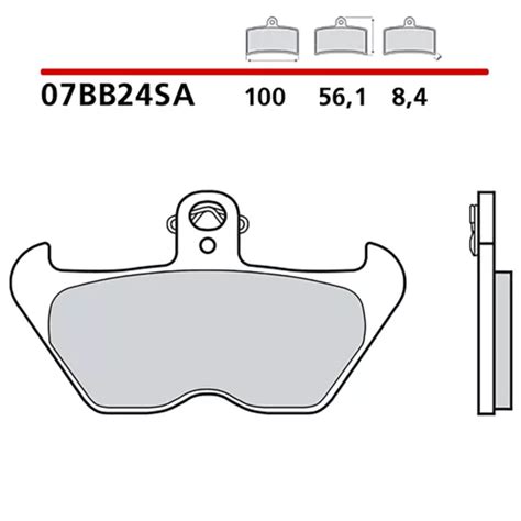 BREMBO KIT PASTIGLIE Freno Anteriore Bmw R 1100 Rt Abs 94 01 Cod