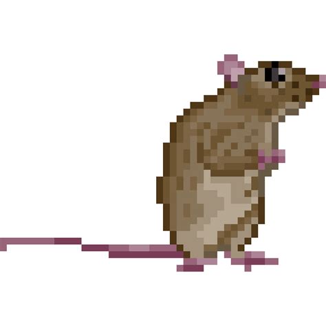 Minecraft Mouse Pixel Art