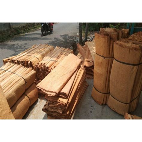 Jual Kulit Kayu Lantung Lembaran Grade A Tebal Shopee Indonesia